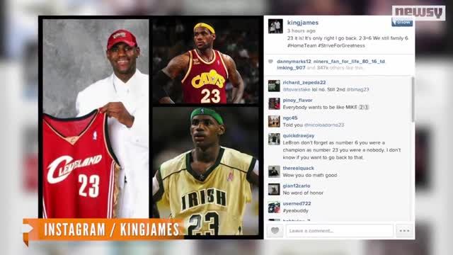 VIDEO: Will LeBron James Lose Jersey Sales By Choosing No. 23? 1