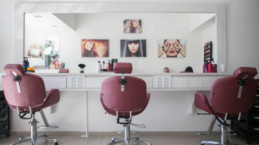 beauty salon photo of saloon interior view