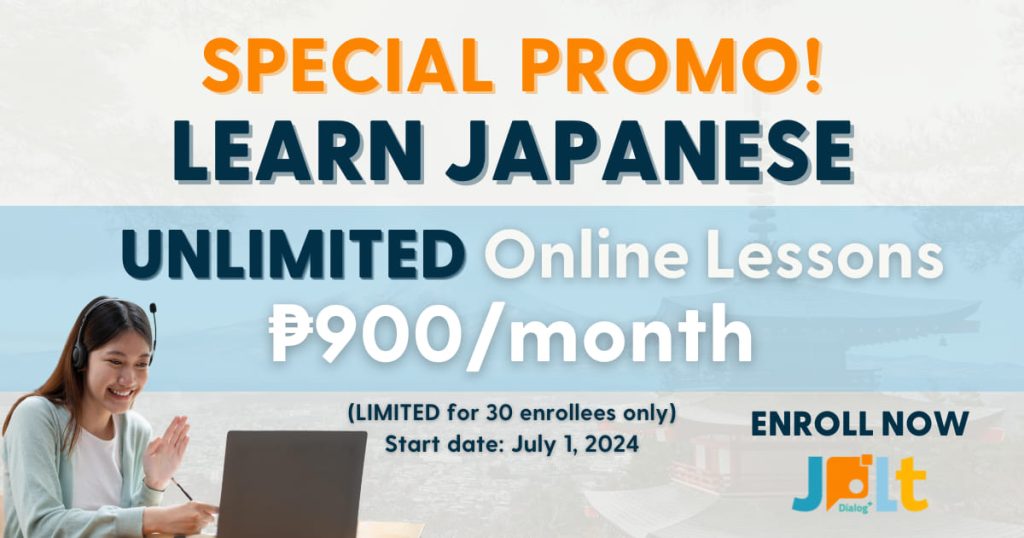 Online Japanese School JPLT Launches Limited-Time Offer for Unlimited Classes at 900 Pesos per Month