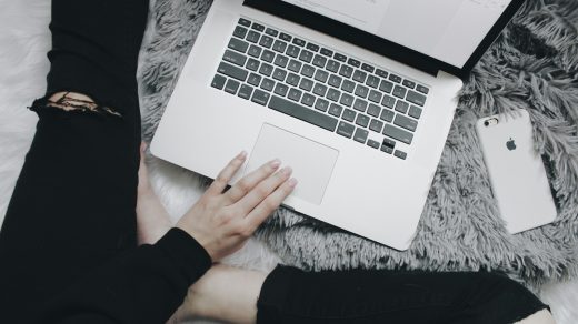 silver MacBook Pro