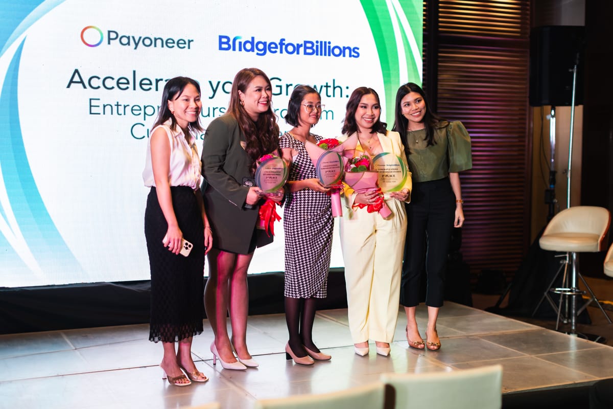 Top business ventures from the program presented their final work at the Payoneer and Bridge for Billions Closing Event